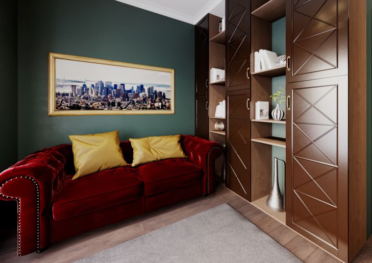One action - and the room will stop looking cramped and cluttered: a designer trick interior