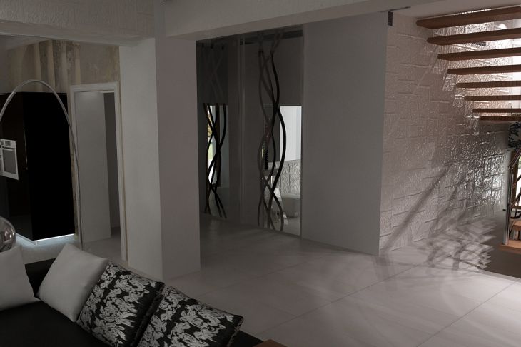 What technique can transform an interior beyond recognition: available to everyone Room with a mirror