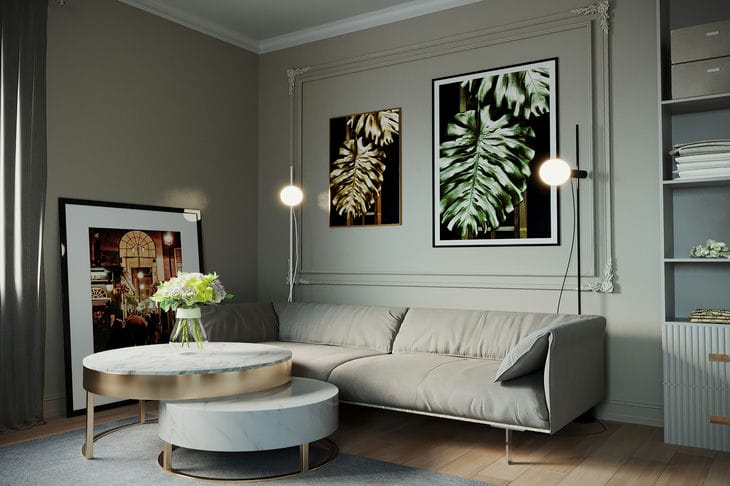 Furniture in the color of the walls: why designers use this life hack Room