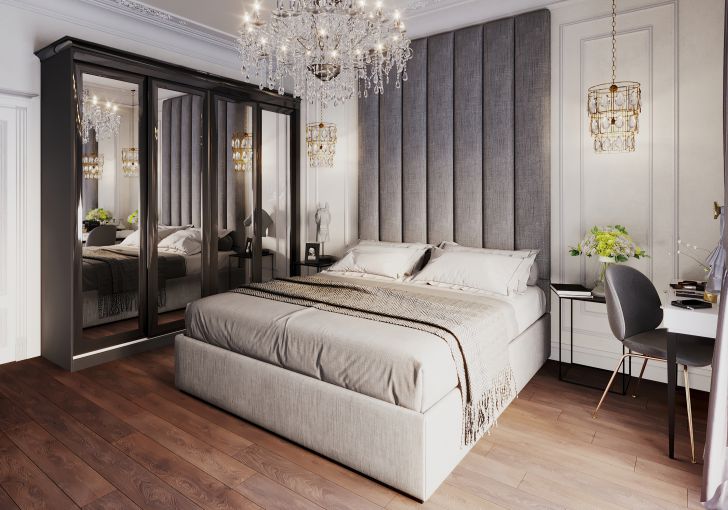How to Visually Enlarge the Space of a Small Bedroom: 2 Design Tricks bedroom