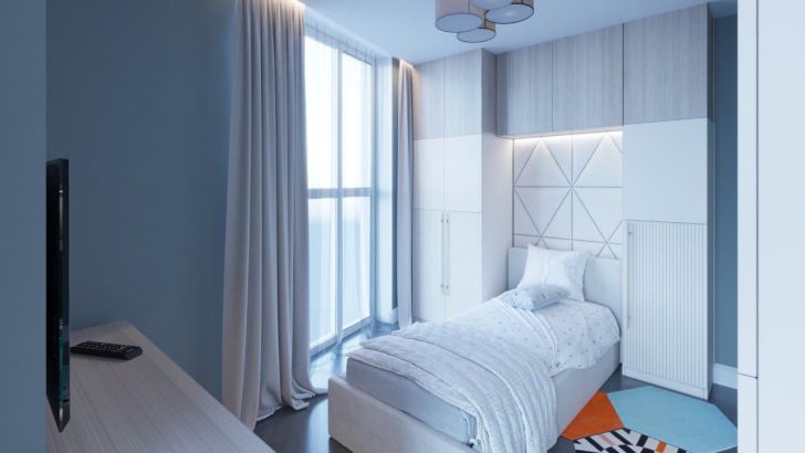 What to do if your room is too cramped because of the furniture: a designer trick bedroom