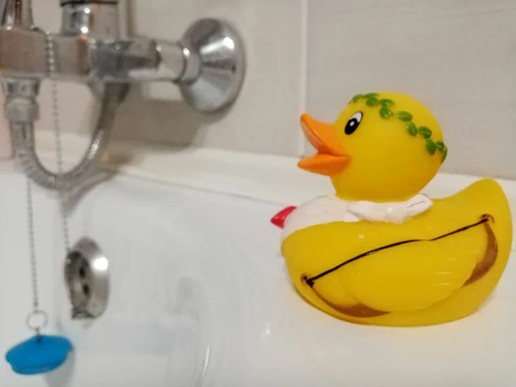 Can you clean a bathtub with a melamine sponge: the answer will surprise you Duck on the bath