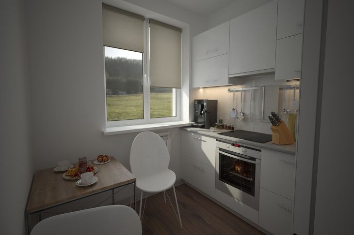 What should the color of the countertop match with: win-win options Kitchen