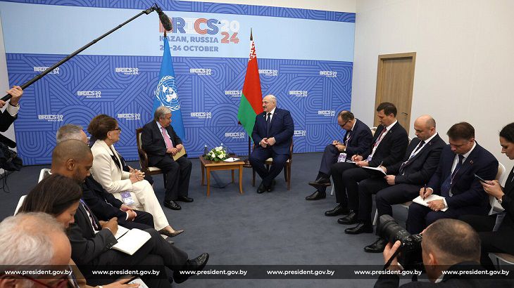 Lukashenko held a meeting with the UN Secretary General meeting