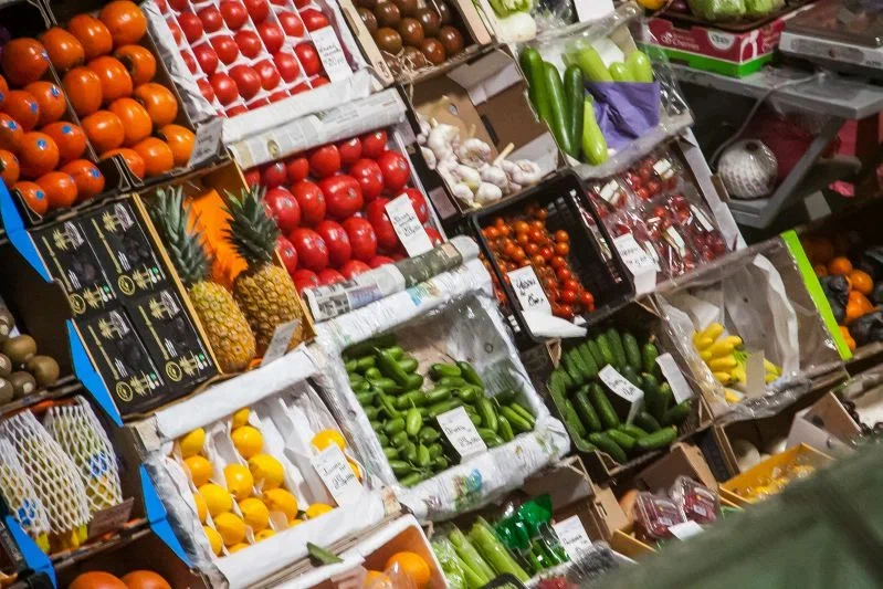 What Color Vegetables Should You Include in Your Diet in November: Multicolored Vitamins Vegetables Fruits