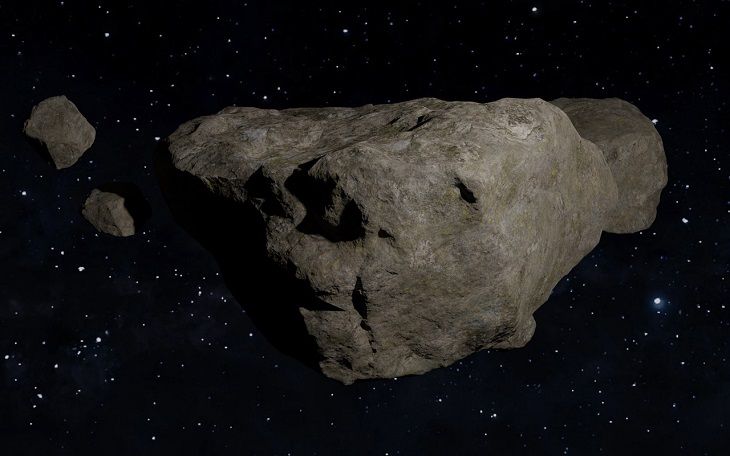 Like Skyscrapers: Dangerous Giant Asteroids Approach Earth an asteroid