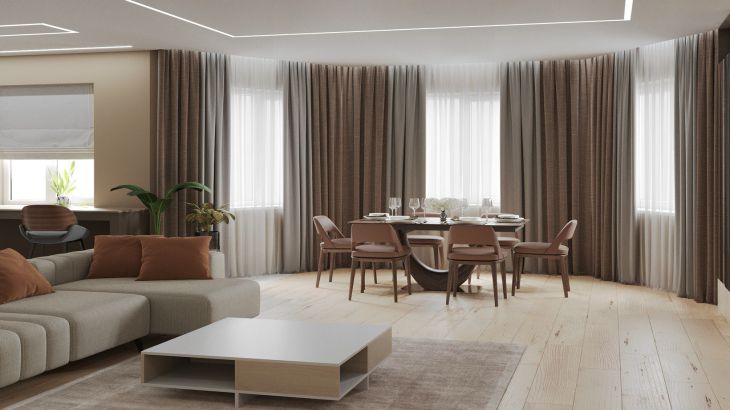 Qué cortinas elegir para darle solidez e impresionante al interior: el consejo del diseñador cortinas