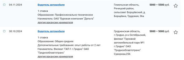 vacancies