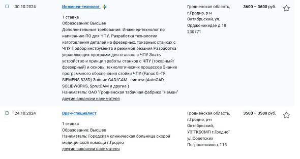 vacancies