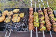 Brocheta, carne